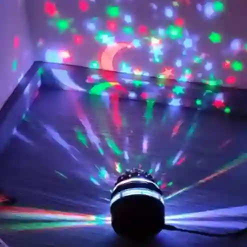Proyector Mini Con Diseño De Estrellas Luz Nocturna