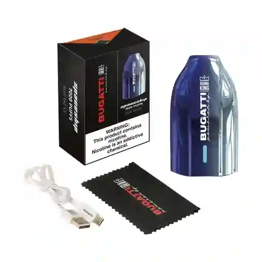 Vaporizaodor Bugatti Spaceship Blue Raz Ice 7000 Puffs