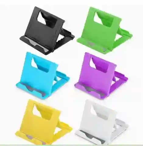 Soporte Pleglable Y Graduable Para Celular En Plastico
