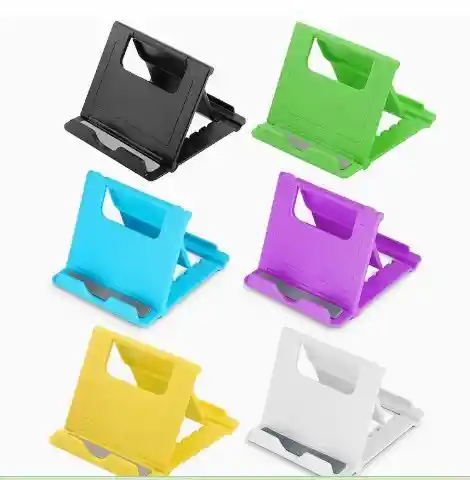 Soporte Pleglable Y Graduable Para Celular En Plastico