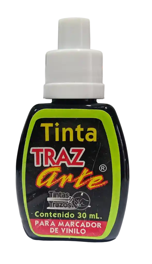 Recarga De Tinta Para Marcador De Vinilo Negro 30ml Traz Arte