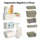 Organizador Cocina Magnetico De Nevera 5 Piezas Multifuncional