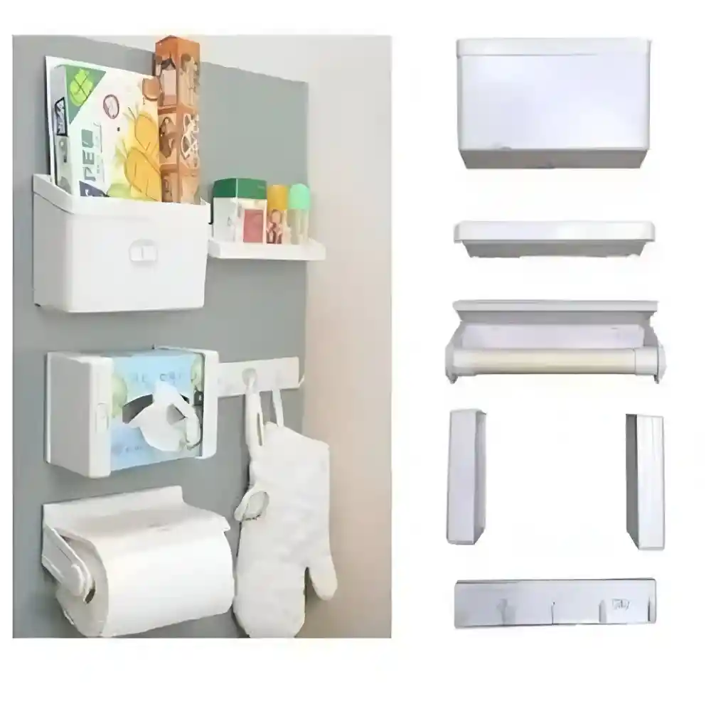 Organizador Cocina Magnetico De Nevera 5 Piezas Multifuncional