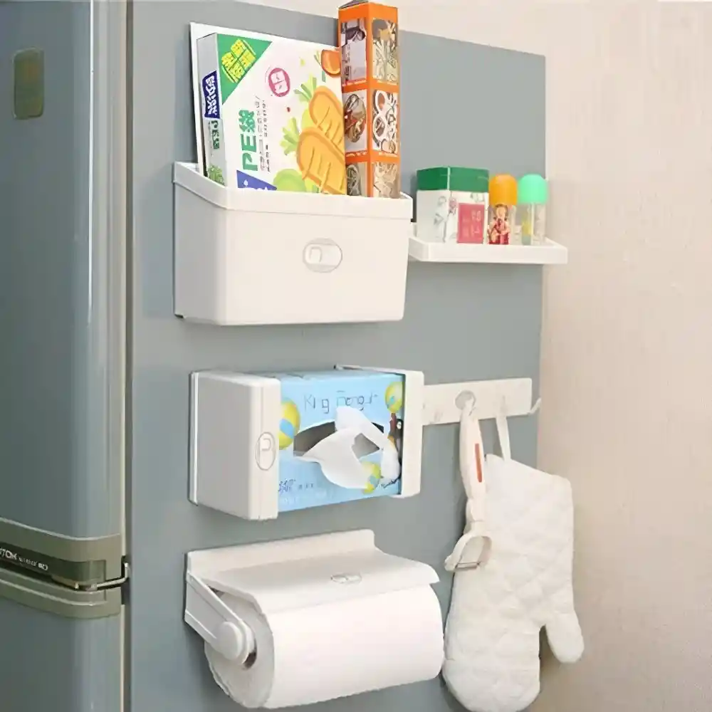 Organizador Cocina Magnetico De Nevera 5 Piezas Multifuncional