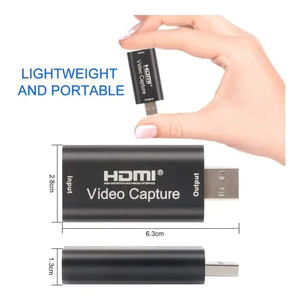 Capturador De Video Usb - Hdmi Lj-61 Hdtv 4k