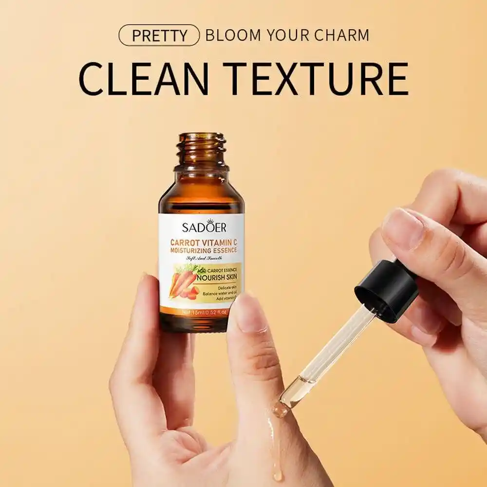 Serum Facial Zanahoria Con Vitamina C Sadoer 15ml