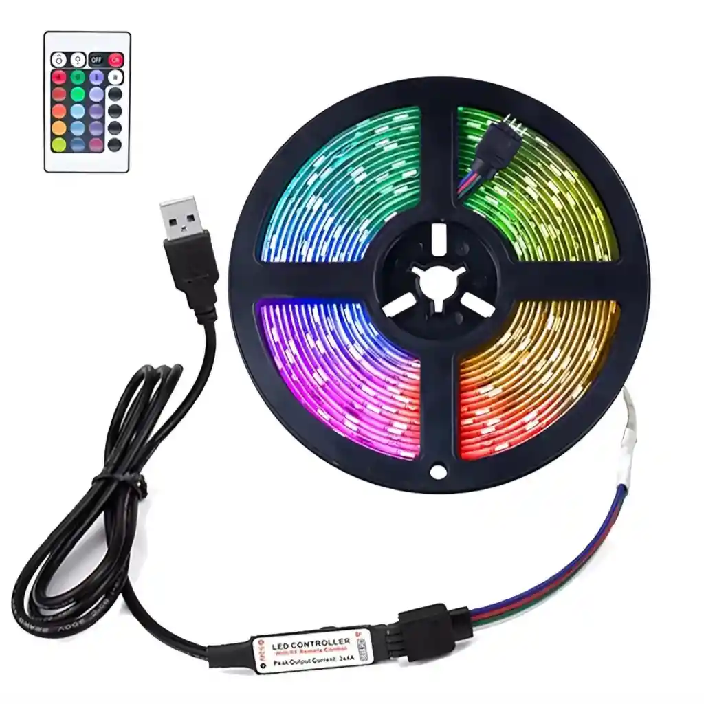 Cinta Led Rgb Usb 10 Metros