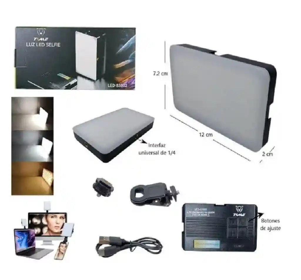 Luz Led Recargable P/celular M140