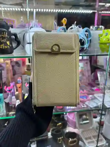 Bolso Porta Celular Con Riata Fina, Varios Bolsillos, Tarjetero - Monedero