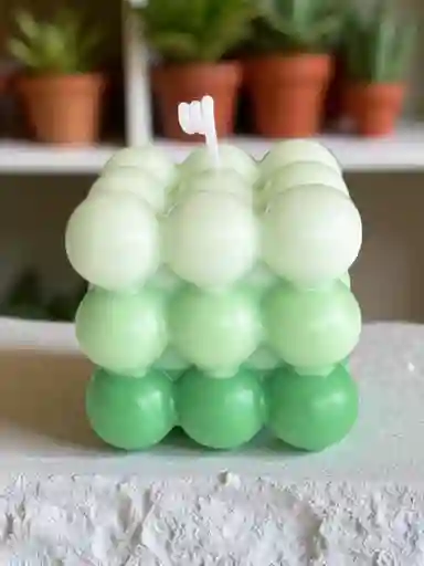 Regalo Especial Vela Decorativa Y Aromatizante Bubble Bliss Brasil Con Aroma A Vainilla Pomelo Grande