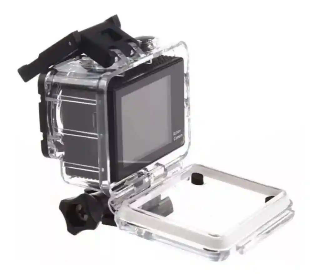 Camara Sport Tipo Go Pro 1080p 4k Ultra - Acuatica Color Negro