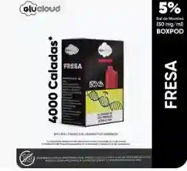 Glucloud Vapeador Box Pod Fresa 4000 Puff 5%