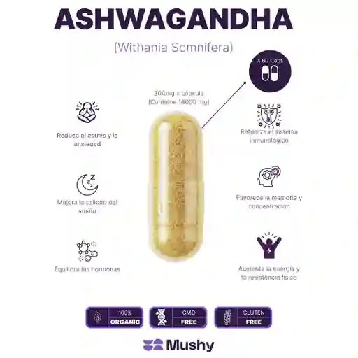 Ashwagandha Puro 100% Natural