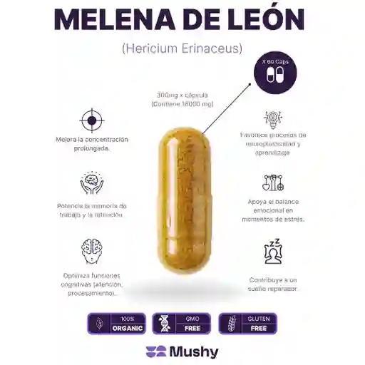 Paga 2, Lleva 3 En Melena De Leon Capsulas