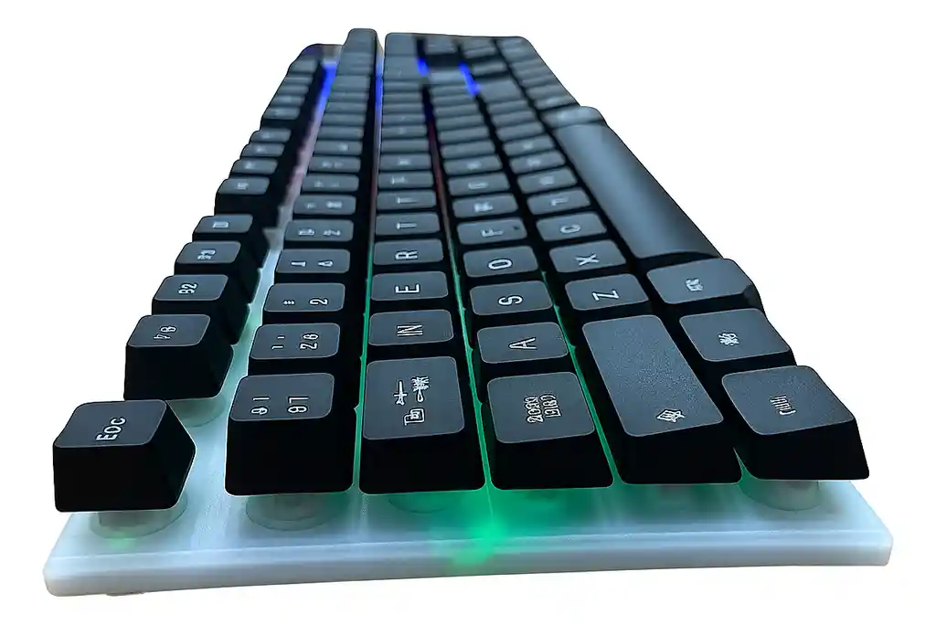 Combo Teclado Y Mouse Gamer Usb En Español Tecla Ñ
