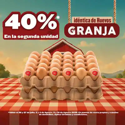 Promo | Aaa Granja 40% Dto En 2nda Unidad Idéntica