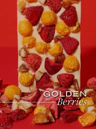 Barra De Chocolate Blanco - Golden Berries Magno