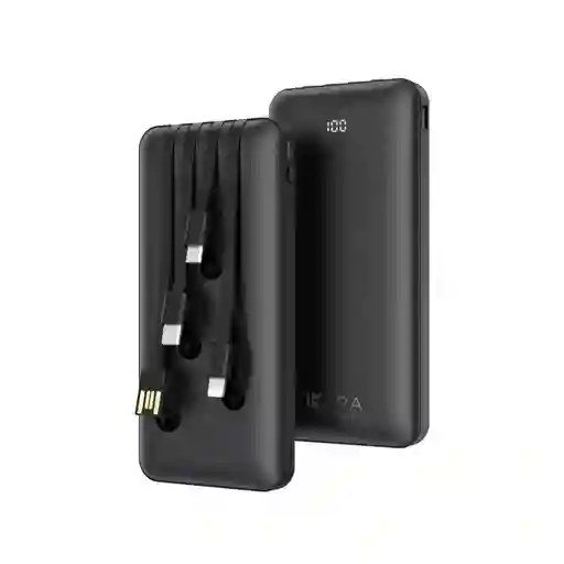 Power Bank 10000mah Bateria Portátil 4 Cables 1hora Gar148