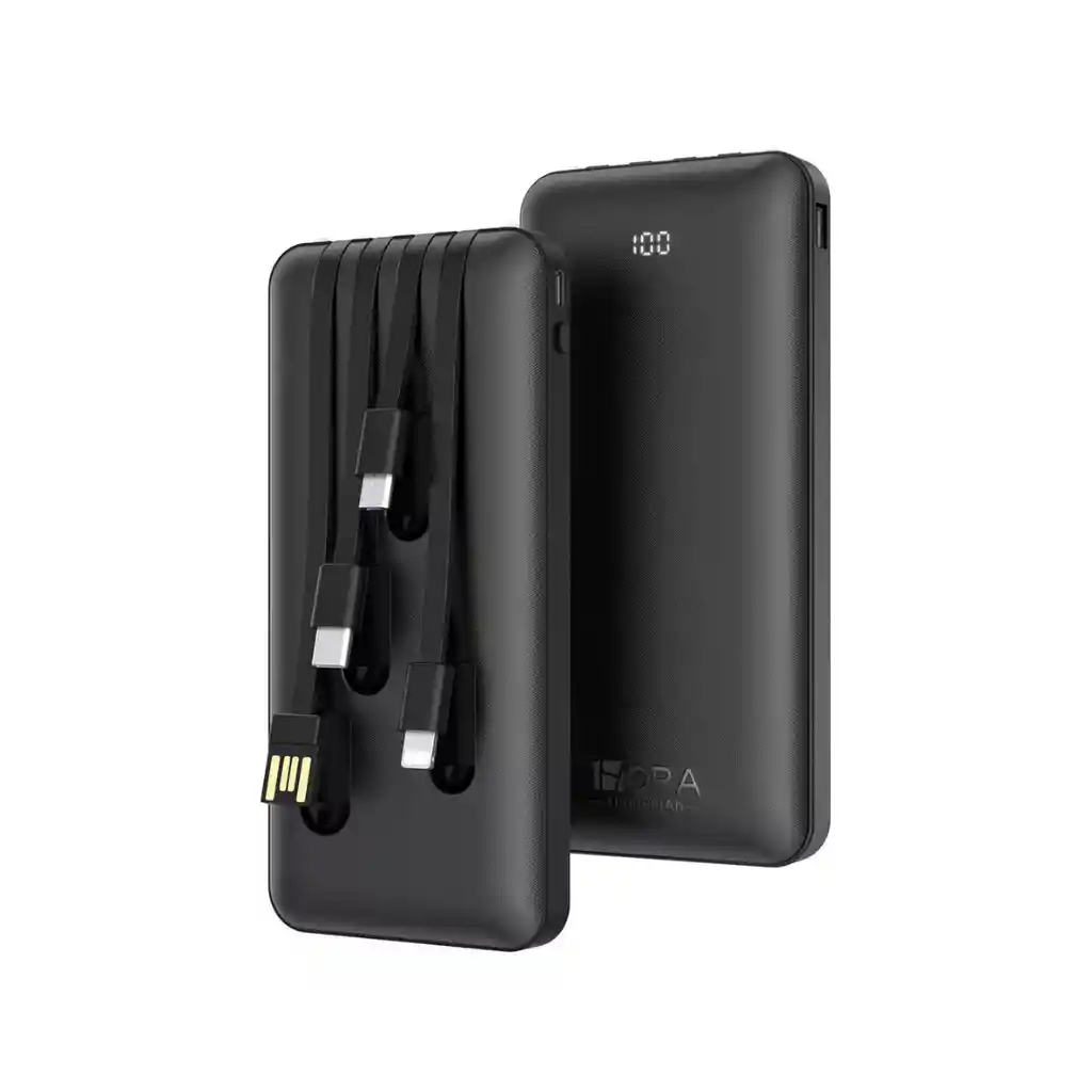 Power Bank 10000mah Bateria Portátil 4 Cables 1hora Gar148