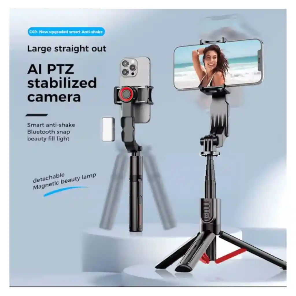 Tripode Selfie Gimbal Estabilizador C09 Eje Robotico Celular