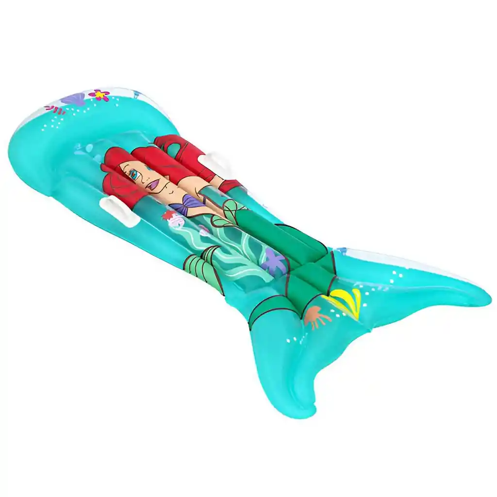 Flotador Inflable Cola Sirena Princesas Bestway 9101f