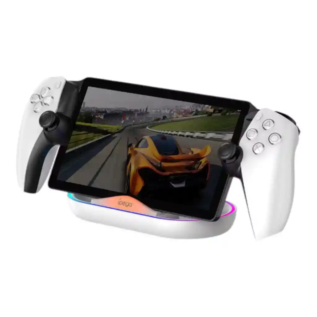 Estacion De Carga Compatible Con Ps Portal Rgb Ligth Usb C Ipega