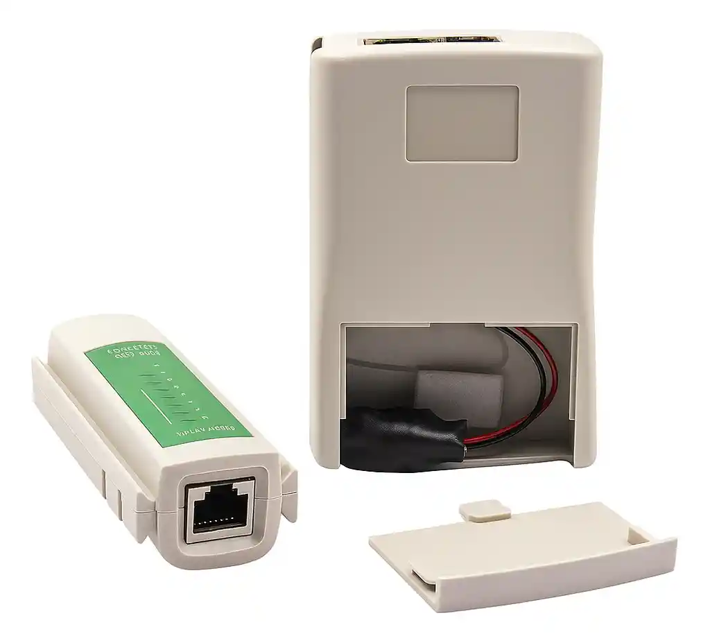 Tester De Red Probador Cable Redes Rj45 Rj11 Utp + Funda