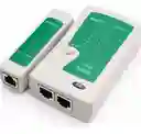 Tester De Red Probador Cable Redes Rj45 Rj11 Utp + Funda