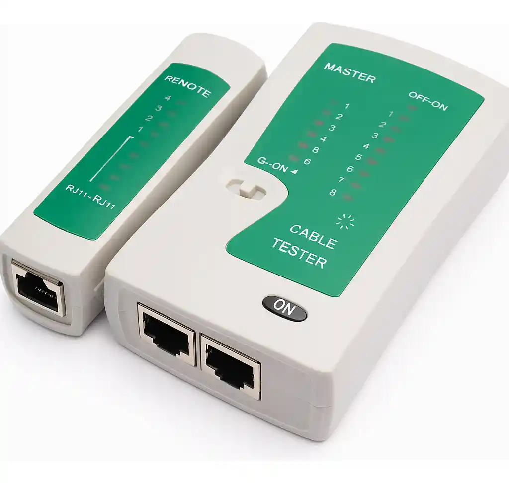 Tester De Red Probador Cable Redes Rj45 Rj11 Utp + Funda