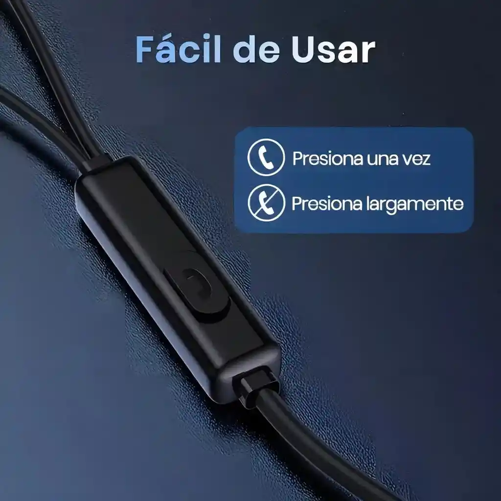 Audífonos Alámbricos Tipo C Aut124 Color Negro | 1hora