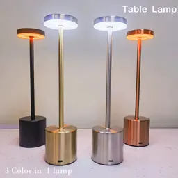 Lámpara De Mesa Inalámbrica Led Recargable Con Usb