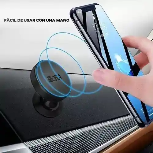 Soporte Magnético De Celular Para Carro Giro Completo 1hora