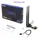 Adaptador Inalámbrico Pci-express Bluetooth 3000mbp Wifi 6 Ax200 Chip Intel Bt 5,2 Antena Win 10 11