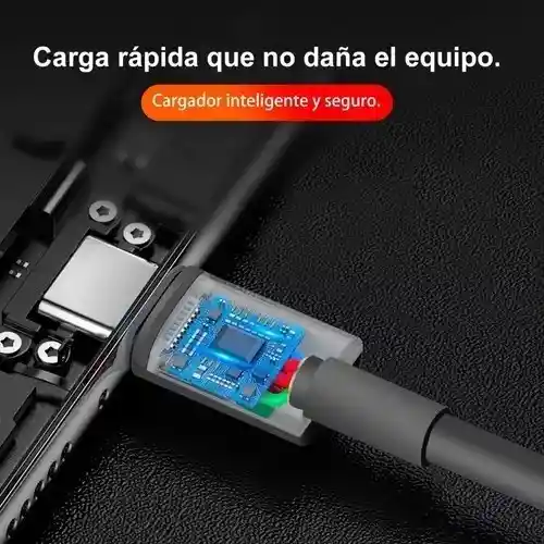 Combo Cargador Adaptador 5v 2.4a Y Cable Tipo C Gar142