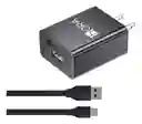 Combo Cargador Adaptador 5v 2.4a Y Cable Tipo C Gar142
