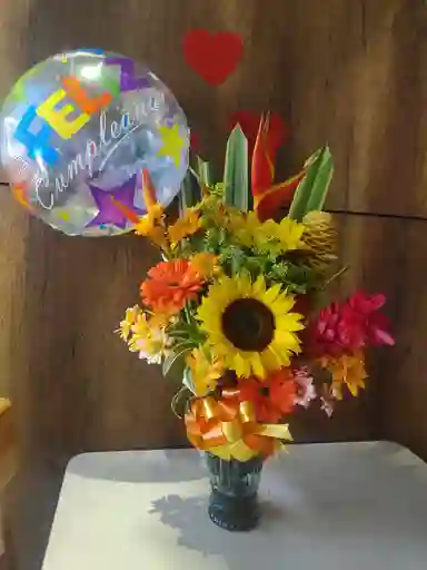 Jarron De Flores Exóticas