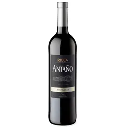 Antaño Tempranillo Vino Tinto Rioja D.o.ca. 100% Uva Tempranillo · Sabor Frutal Y Equilibrado, Joven Y Versátil, 750 Ml
