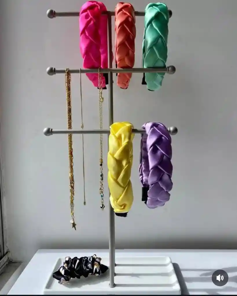 Balacas Trenzadas En Satin Por Unidad