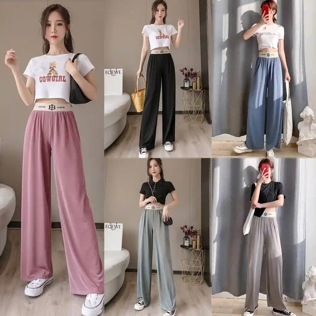 Pantalon Palazzo Acetato