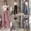 Pantalon Palazzo Acetato