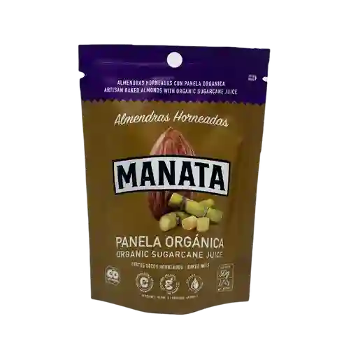 Almendra Horneada Sabor Panela Orgánica Manata