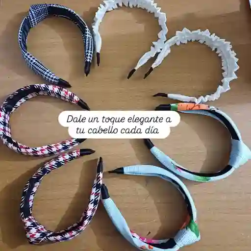 Balacas Diademas En Paño Gallineto Por Unidad