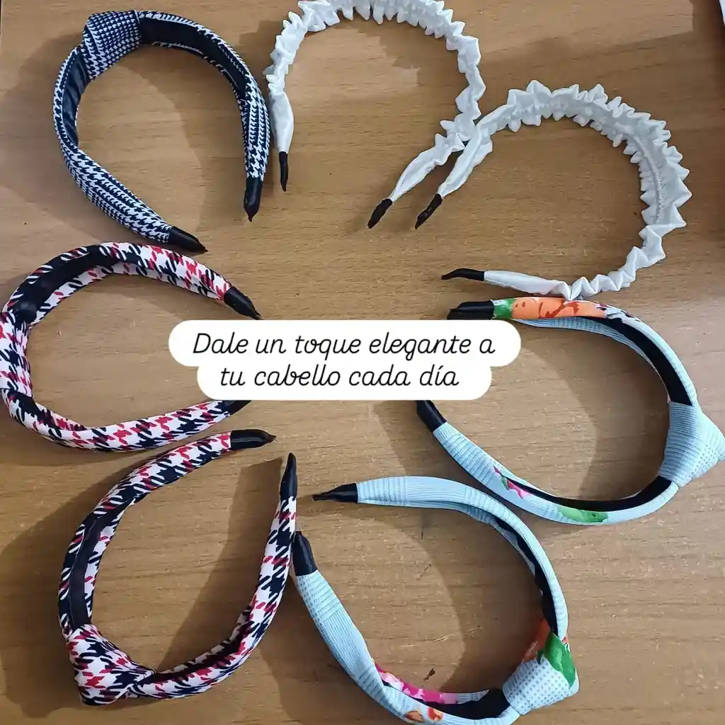 Balacas Diademas En Paño Gallineto Por Unidad