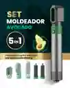 Cepillo Eléctrico Para Cabello Multifuncional 5 En 1 Aguacate