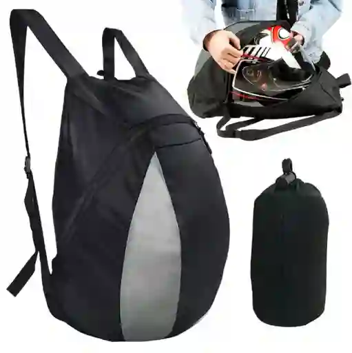 Bolsa Plegable Para Casco De Moto, Impermeable Y Ligera