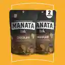 2 Almendras Horneadas Manata Glaseadas Con Chocolate Lök Al 70%