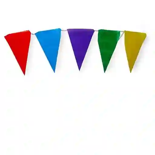 Banderines Plasticos Sempertex Colores Surtidos X 10mt Cumpleaños Halloween Carnaval Party