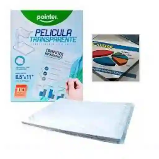 Pelicula Transparente Carta Pointer X100