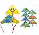 Cometa Triangular Grande Para Volar Niños Varios Motivos 130*60cm