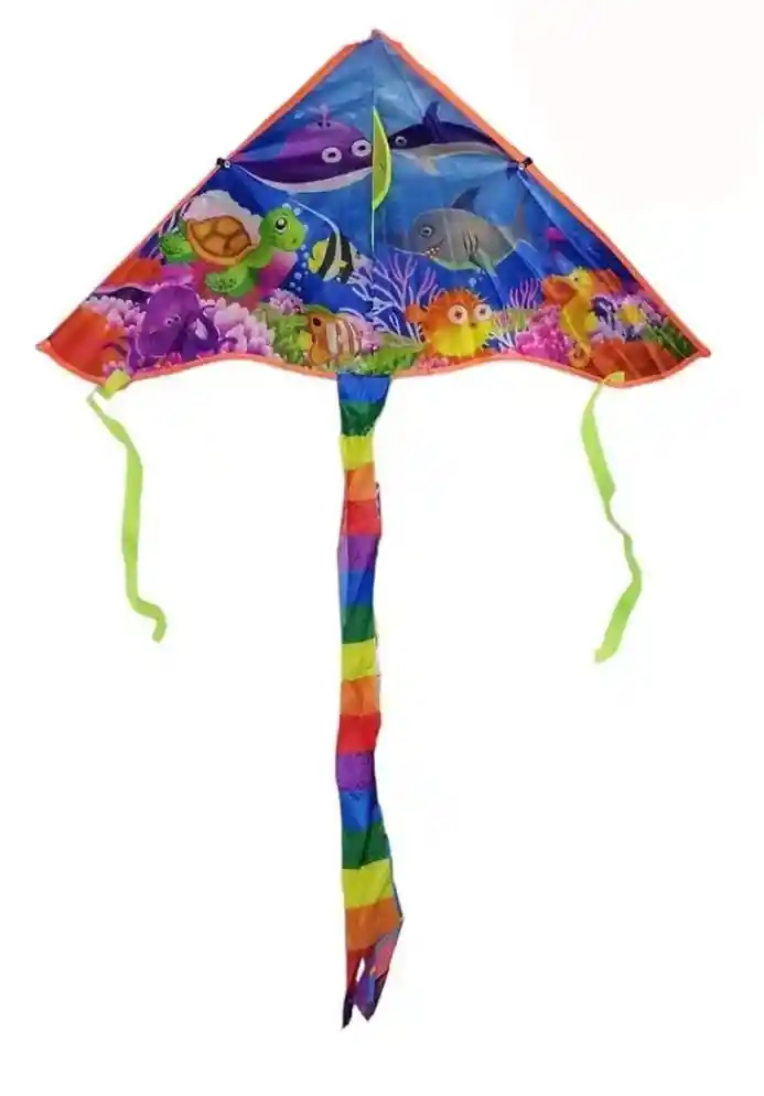 Cometa Triangular Grande Para Volar Niños Varios Motivos 130*60cm
